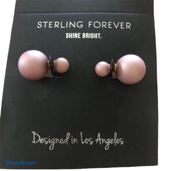 Sterling Forever Double Sided Earrings - Picture 2 of 4